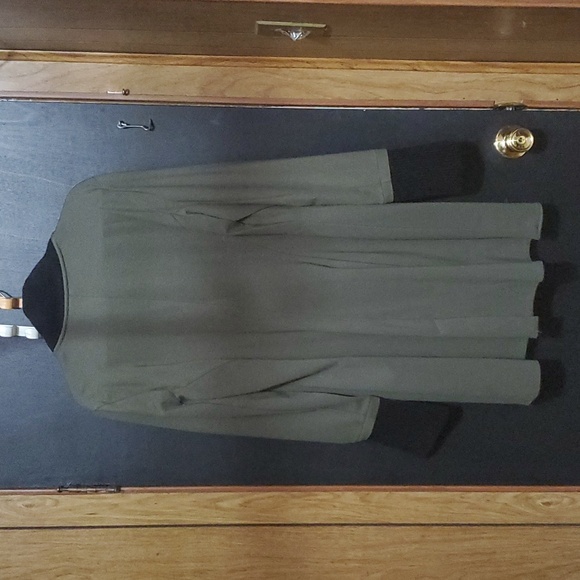 Venus NWOT Olive Size 14 Button-Front Knit Jacket - Picture 2 of 7